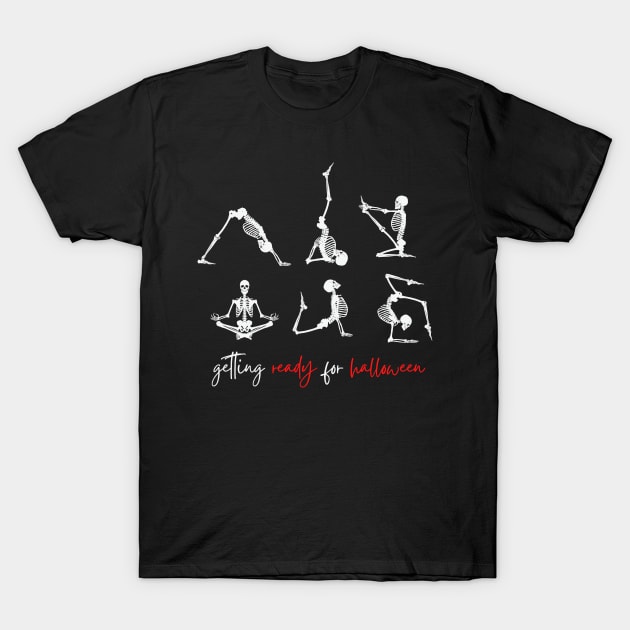 skeleton yoga T-Shirt by Diusse